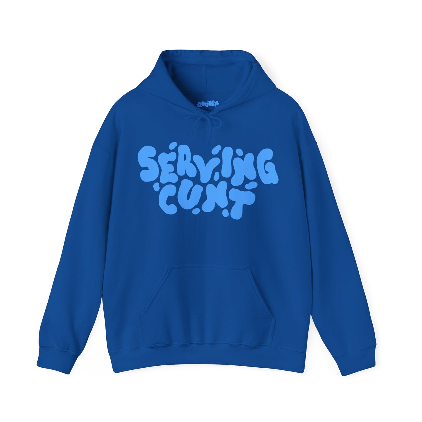 ‘Serving Cunt’ in Blue