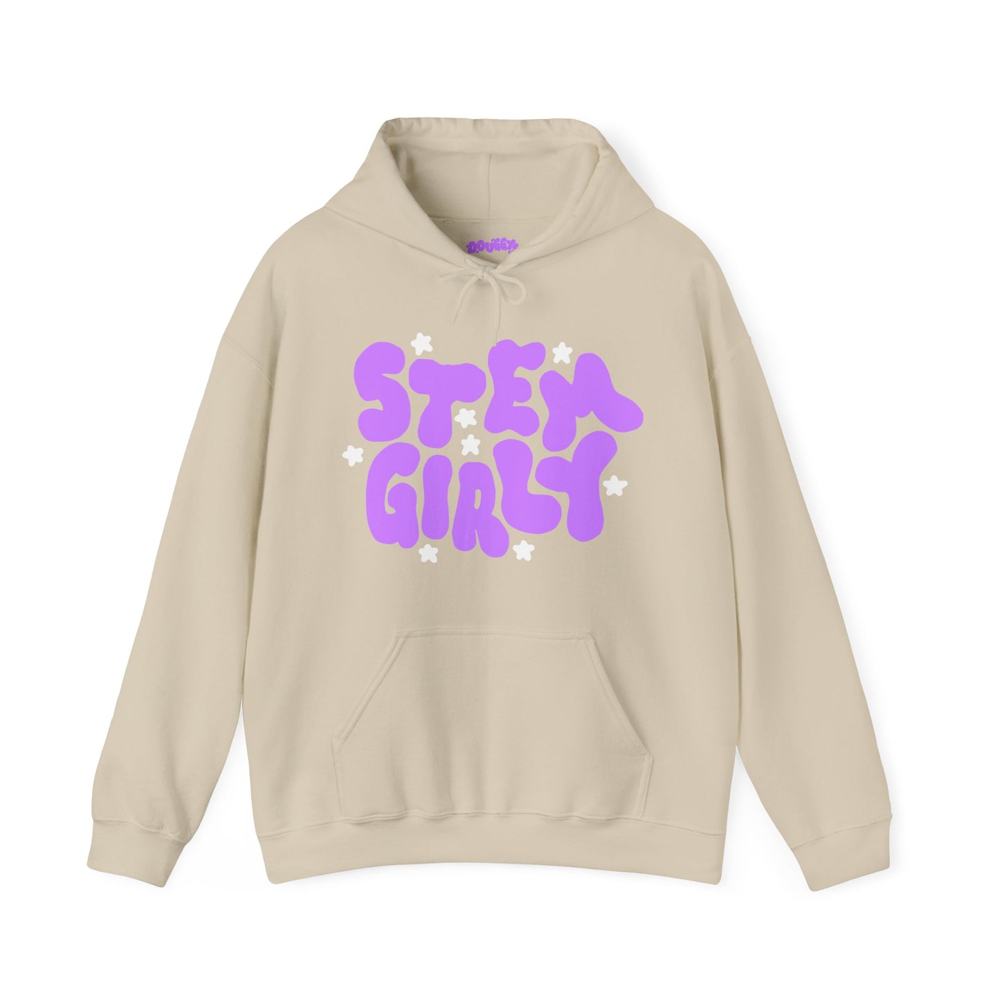 ‘STEM Girly’ in Purple with White Stars