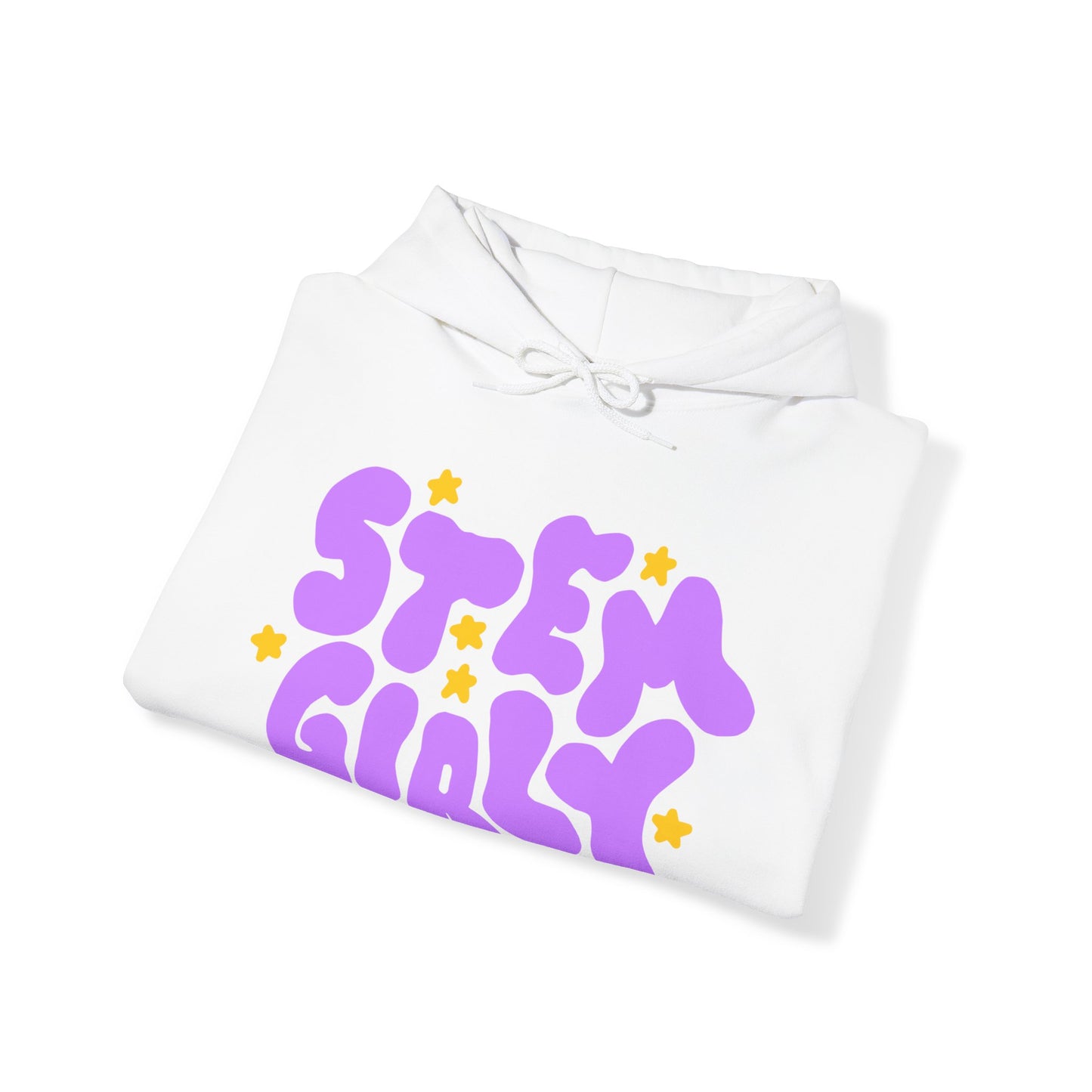 ‘STEM Girly’ in Purple with Yellow Stars