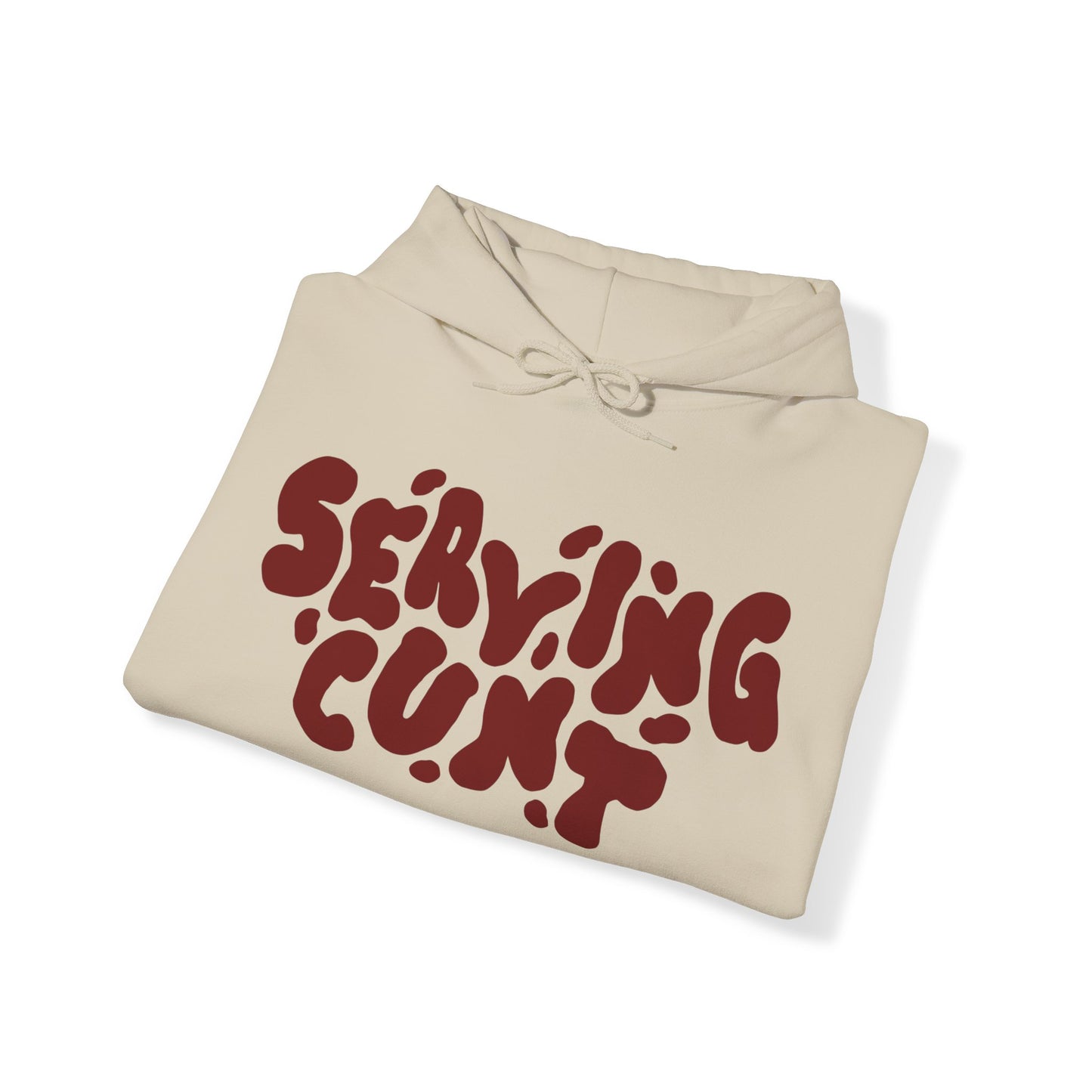 ‘Serving Cunt’ in Dark Red