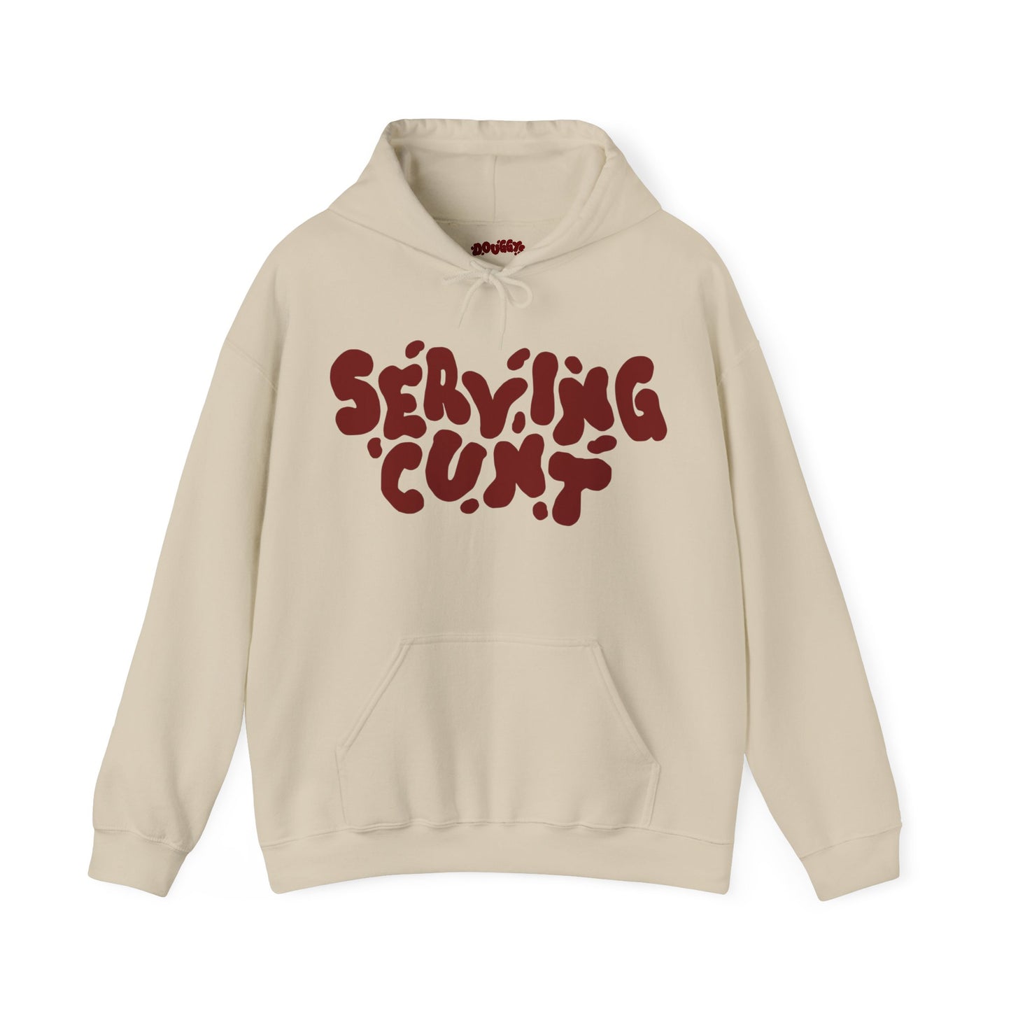 ‘Serving Cunt’ in Dark Red