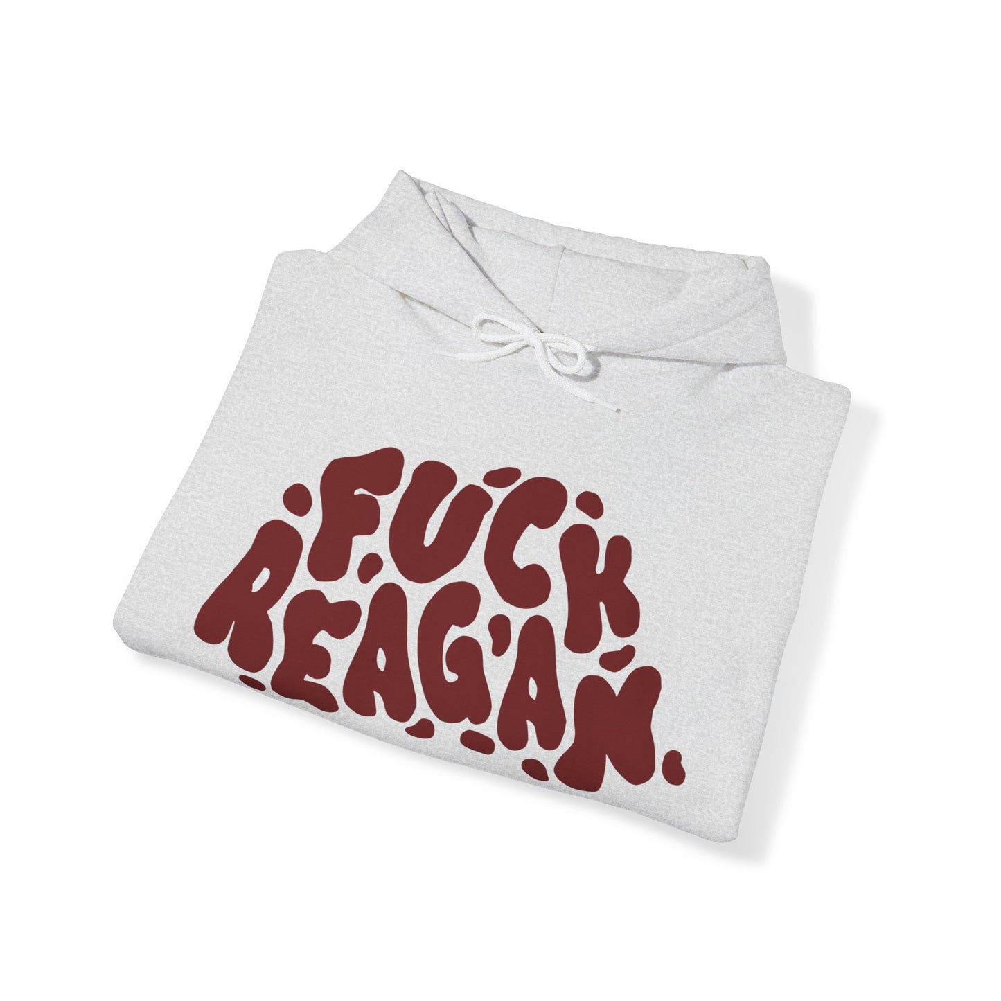 ‘Fuck Reagan’ in Dark Red