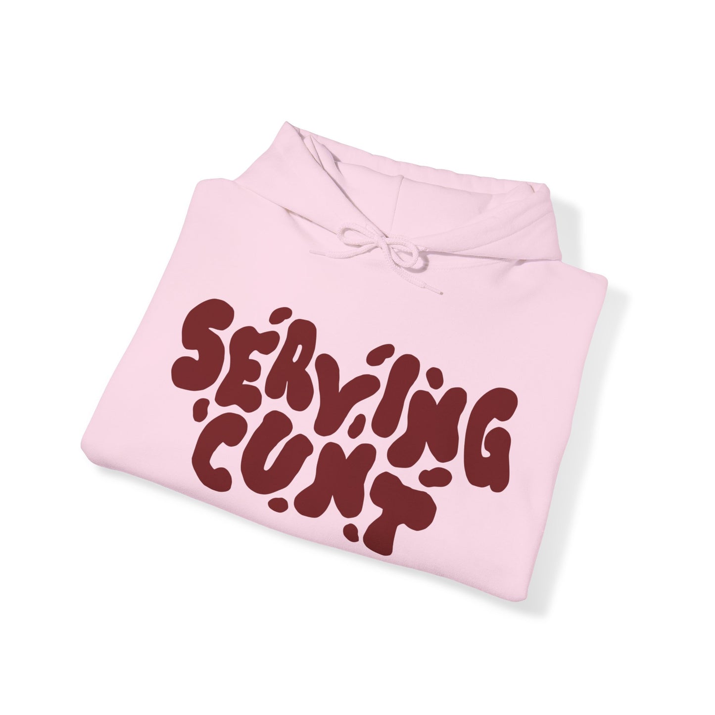 ‘Serving Cunt’ in Dark Red