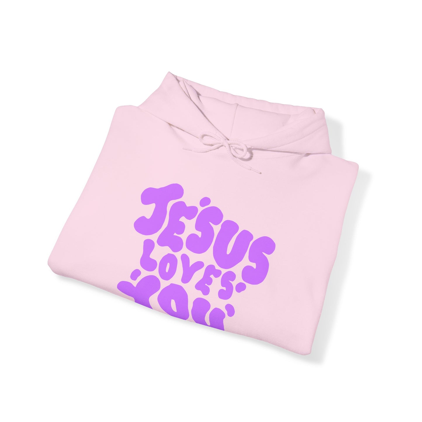 ‘Jesus Loves You’ in Purple