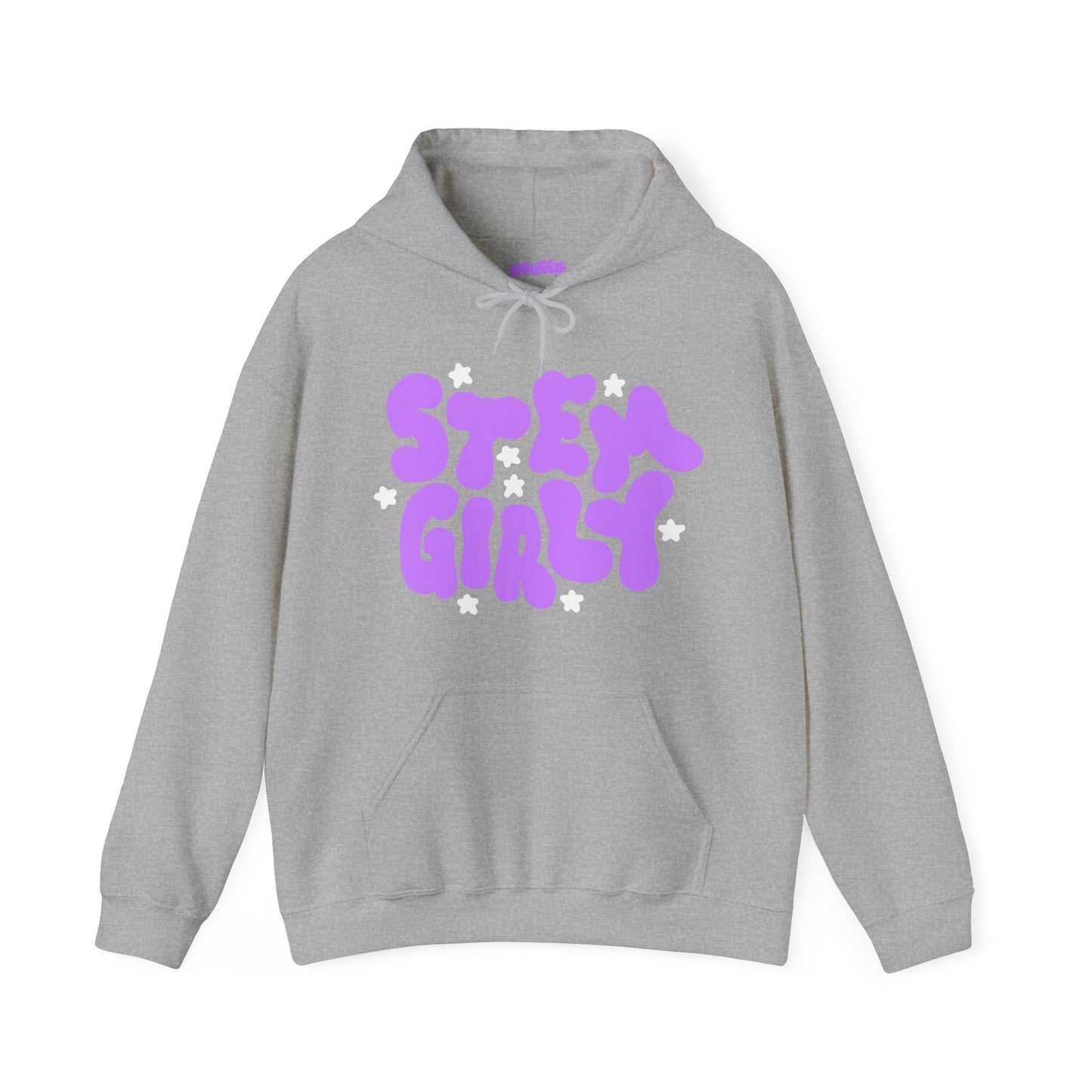 ‘STEM Girly’ in Purple with White Stars