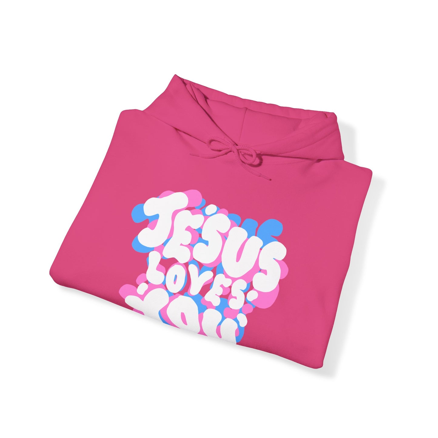 ‘Jesus Loves You’ in Stacked Colors