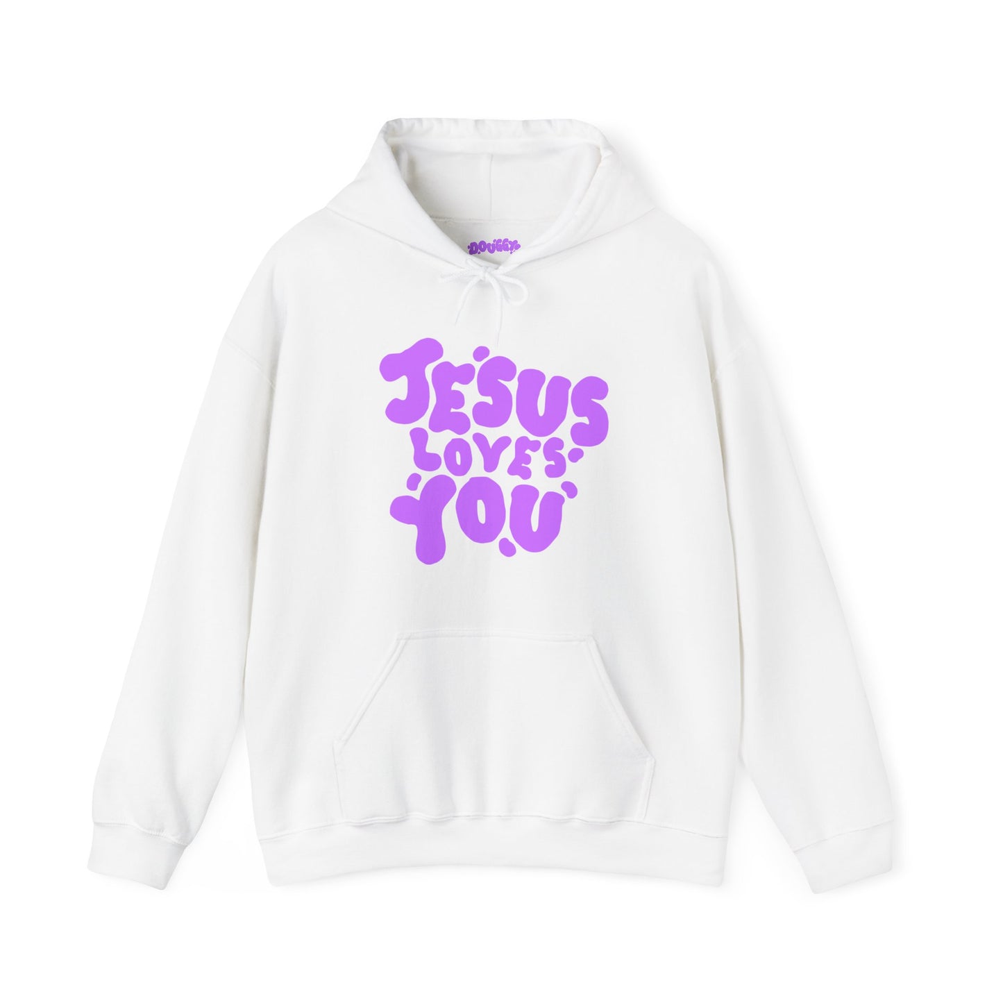 ‘Jesus Loves You’ in Purple