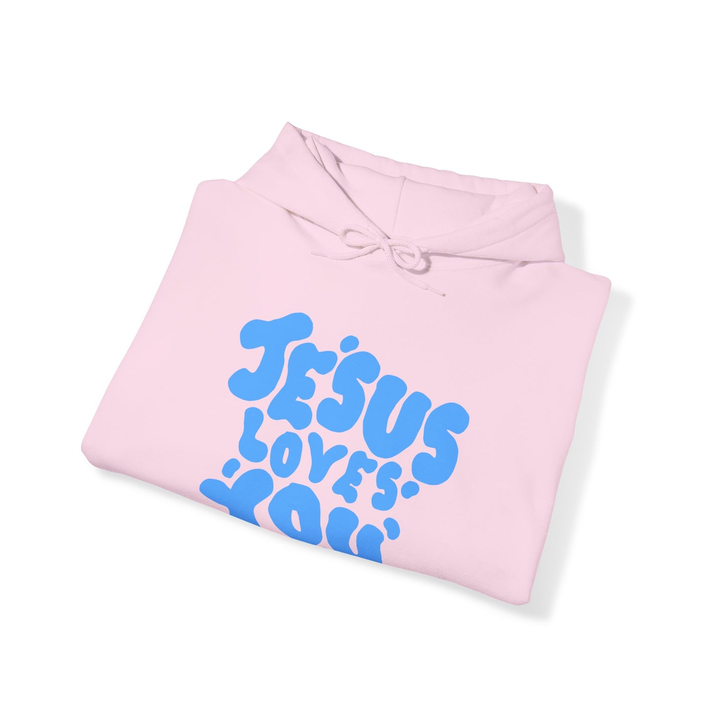 ‘Jesus Loves You’ in Blue