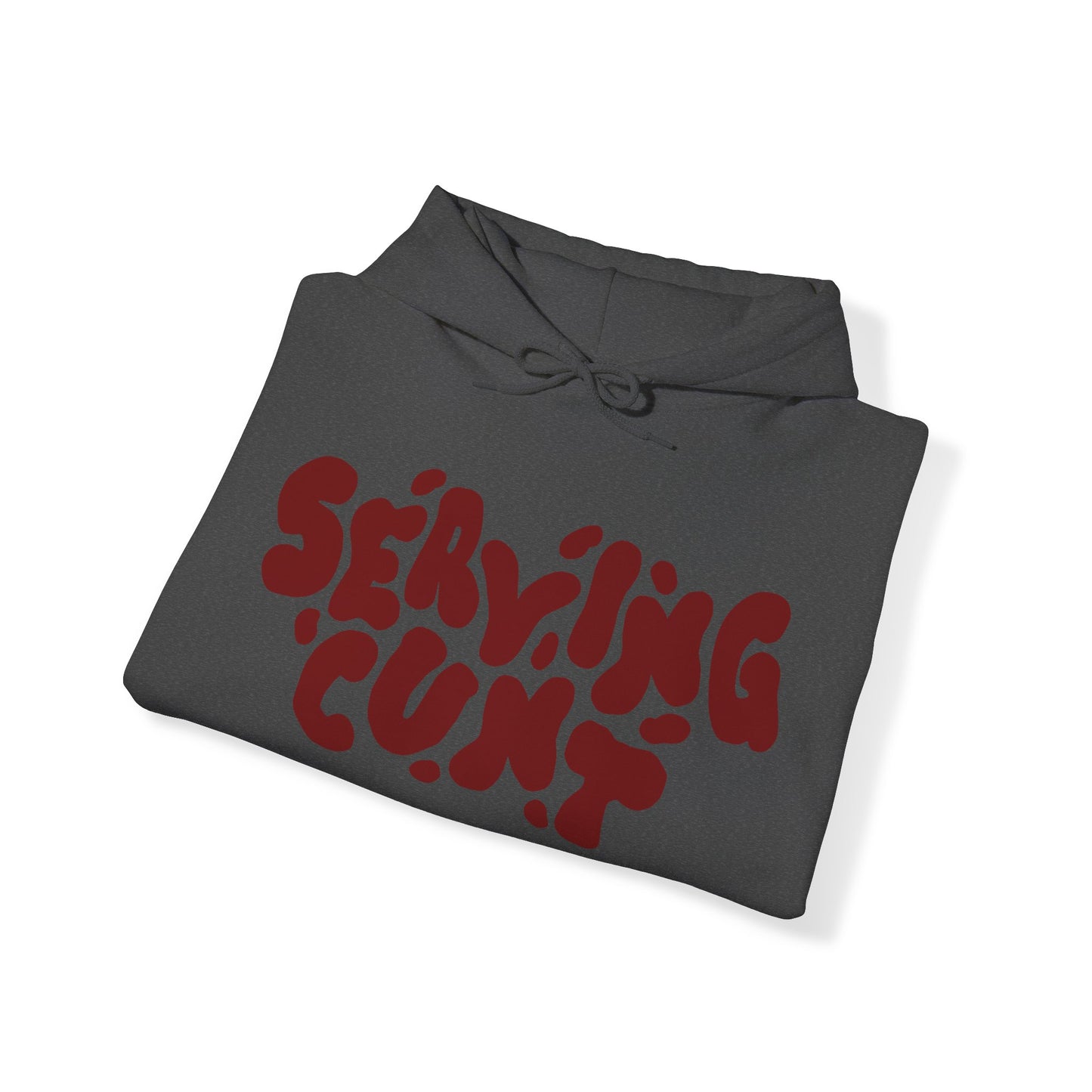 ‘Serving Cunt’ in Dark Red