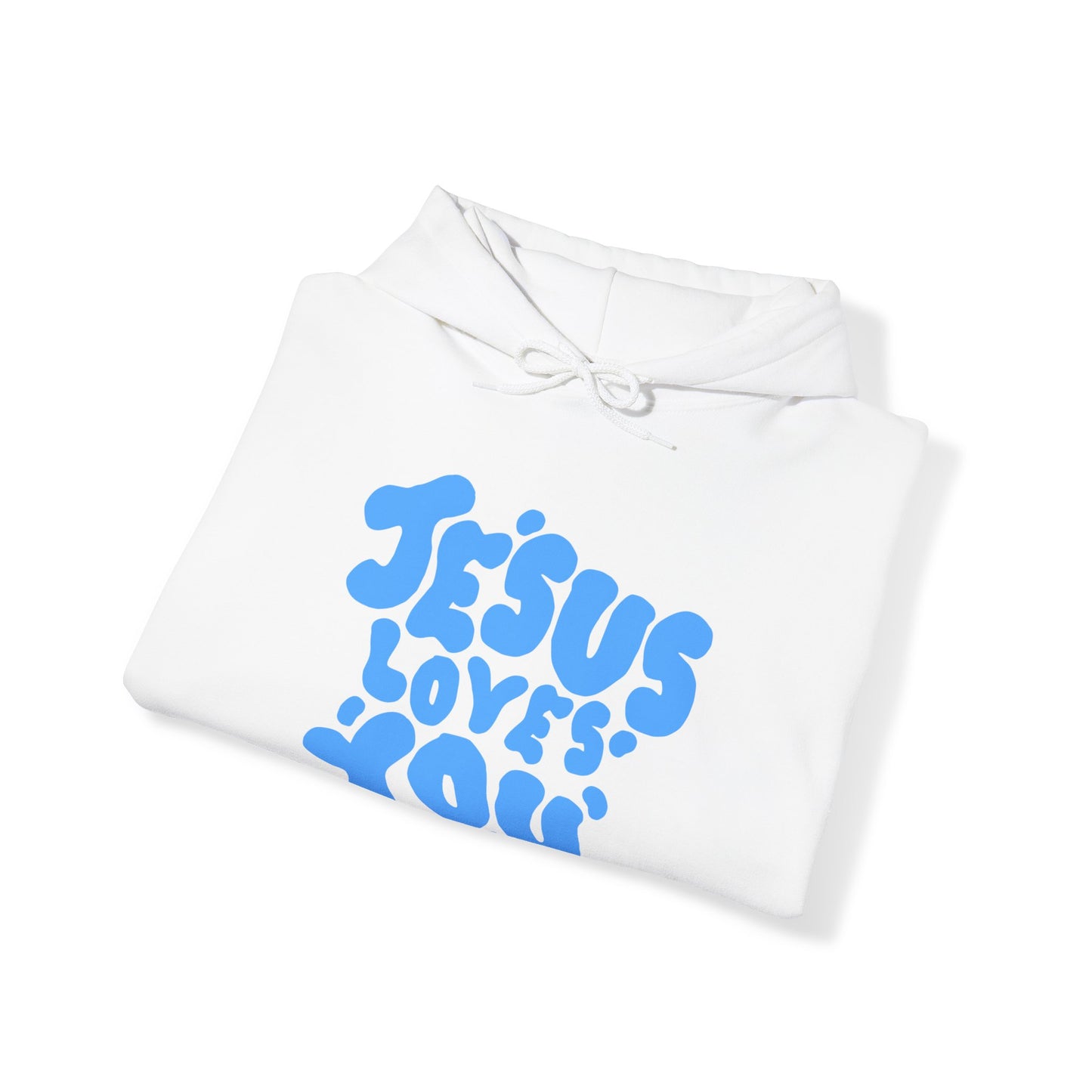 ‘Jesus Loves You’ in Blue