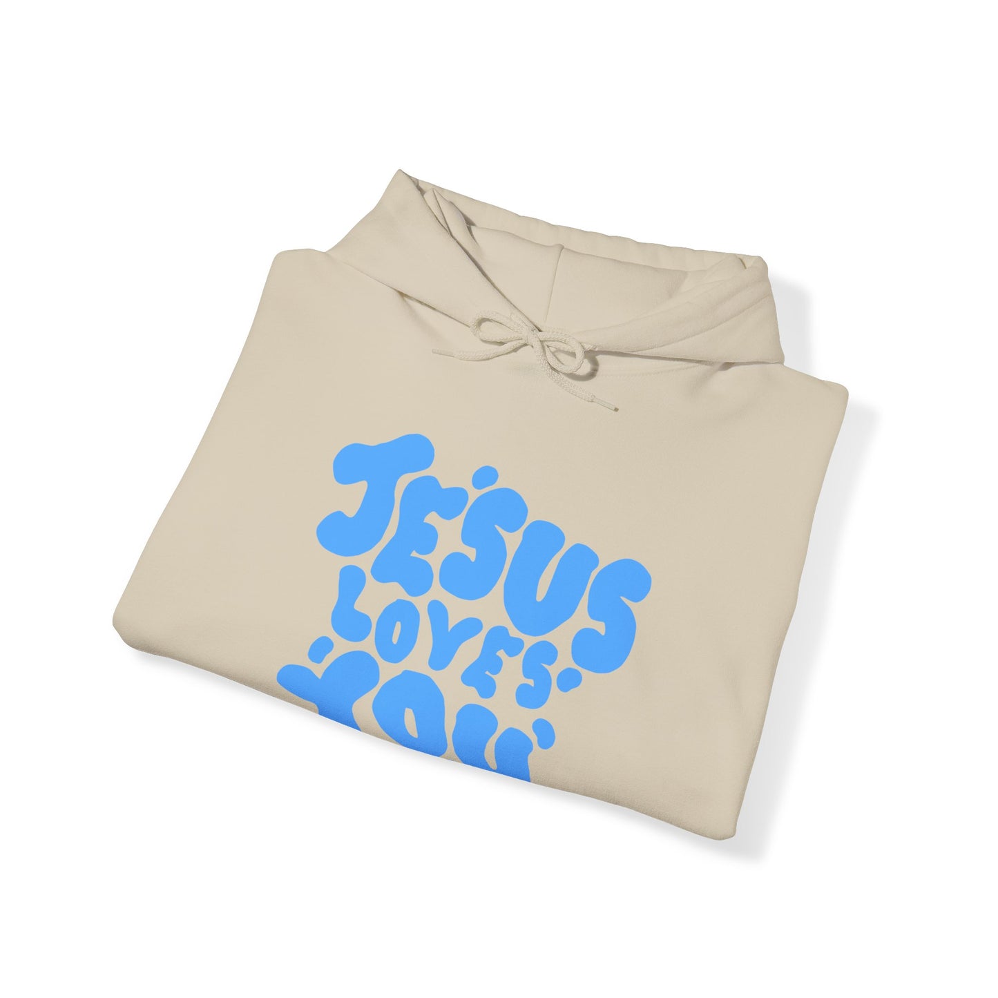 ‘Jesus Loves You’ in Blue