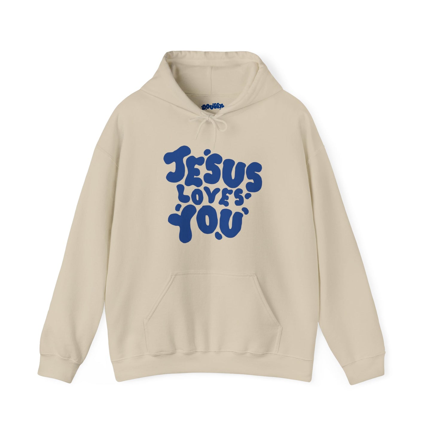 ‘Jesus Loves You’ in Navy