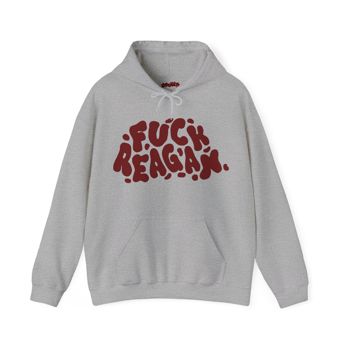 ‘Fuck Reagan’ in Dark Red