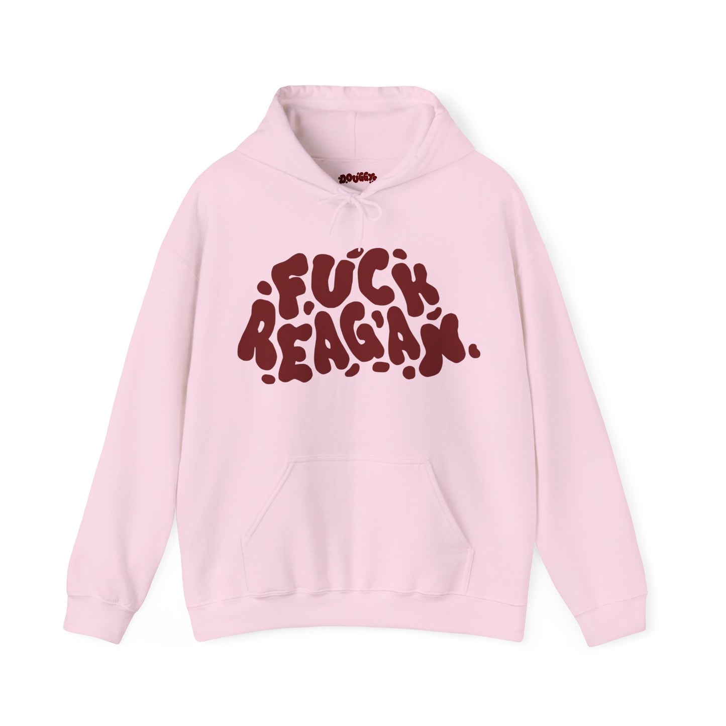 ‘Fuck Reagan’ in Dark Red