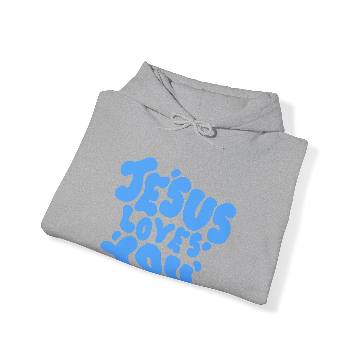 ‘Jesus Loves You’ in Blue