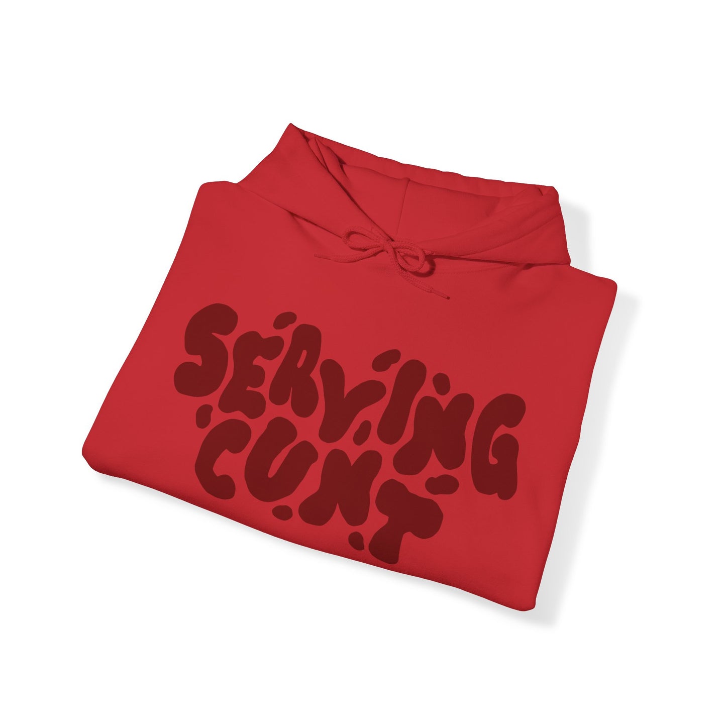 ‘Serving Cunt’ in Dark Red