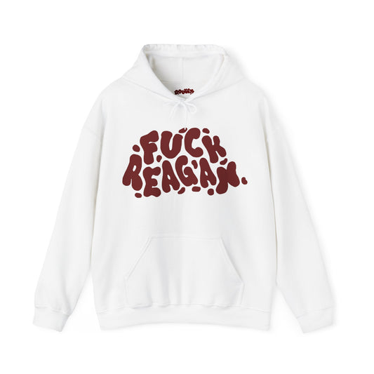 ‘Fuck Reagan’ in Dark Red