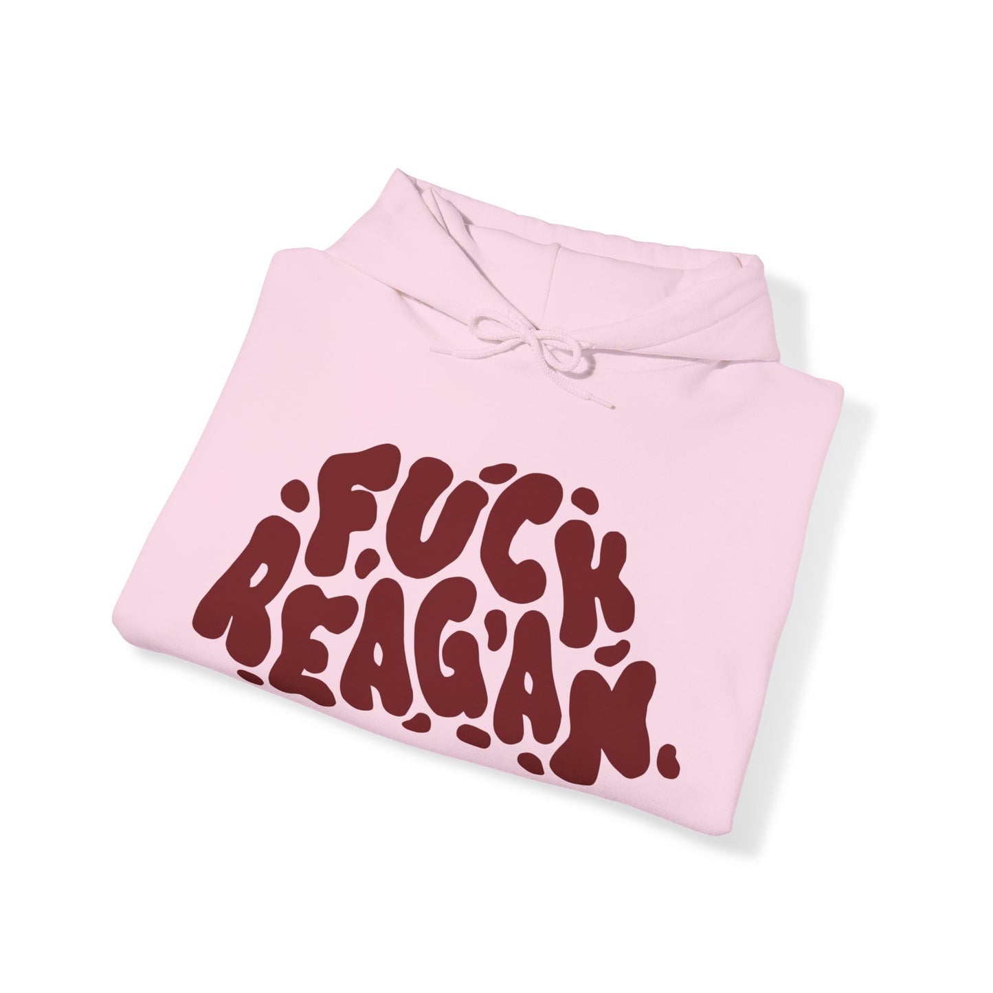 ‘Fuck Reagan’ in Dark Red