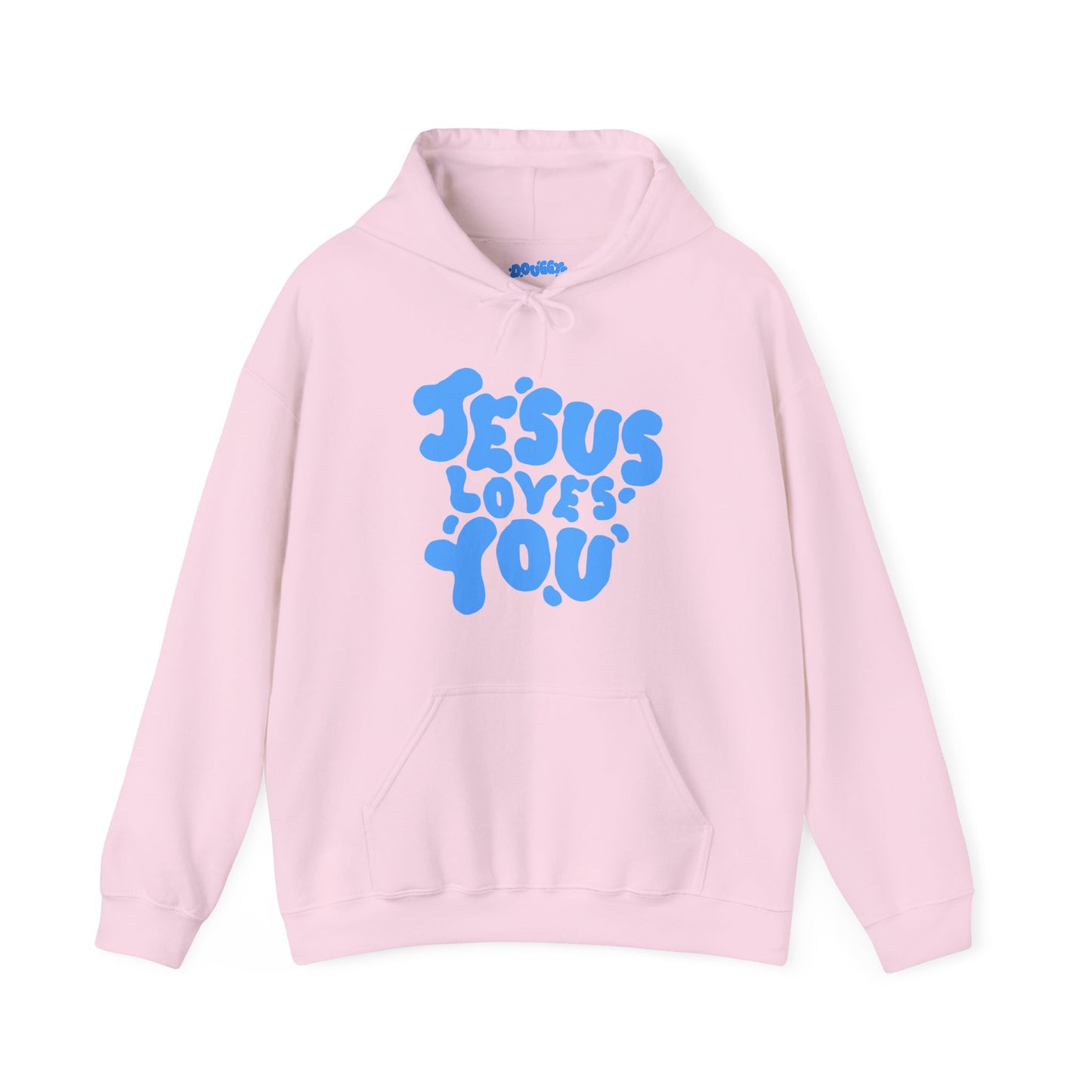 ‘Jesus Loves You’ in Blue