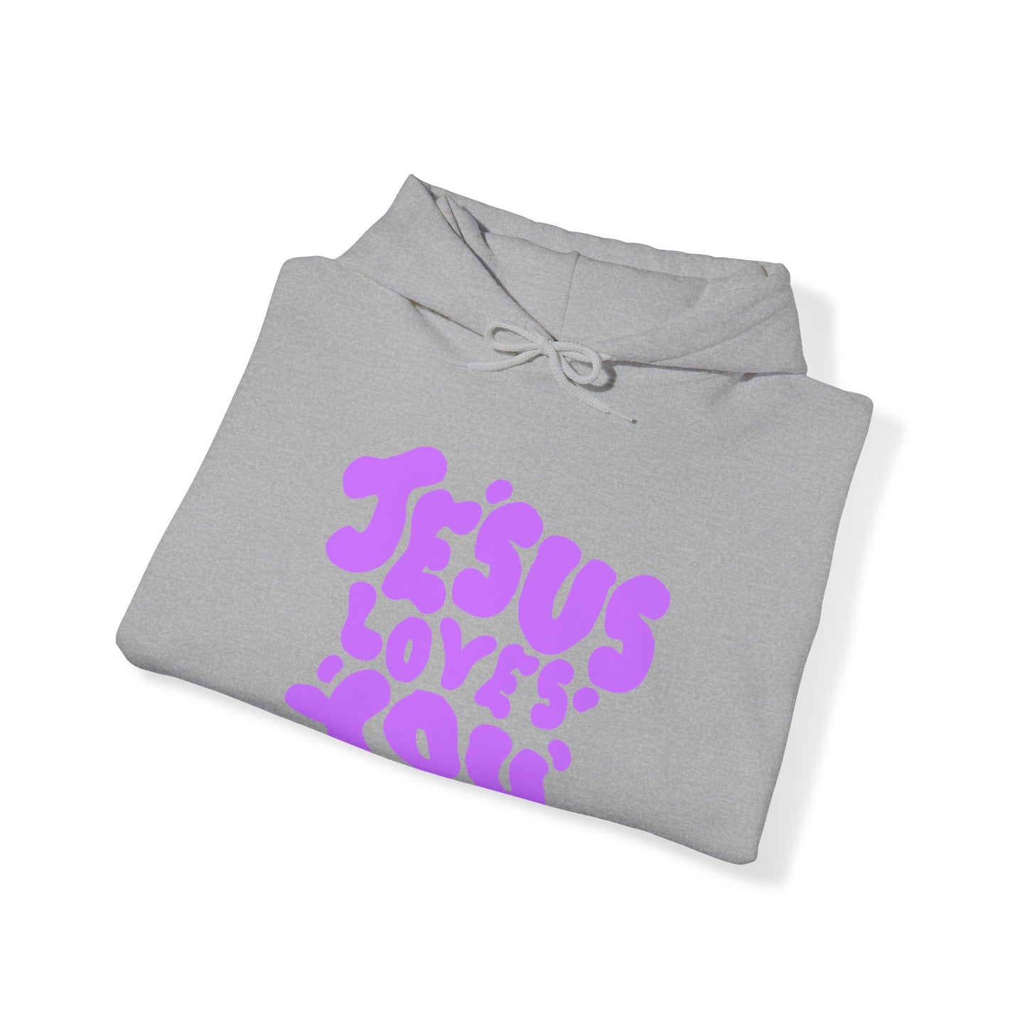 ‘Jesus Loves You’ in Purple