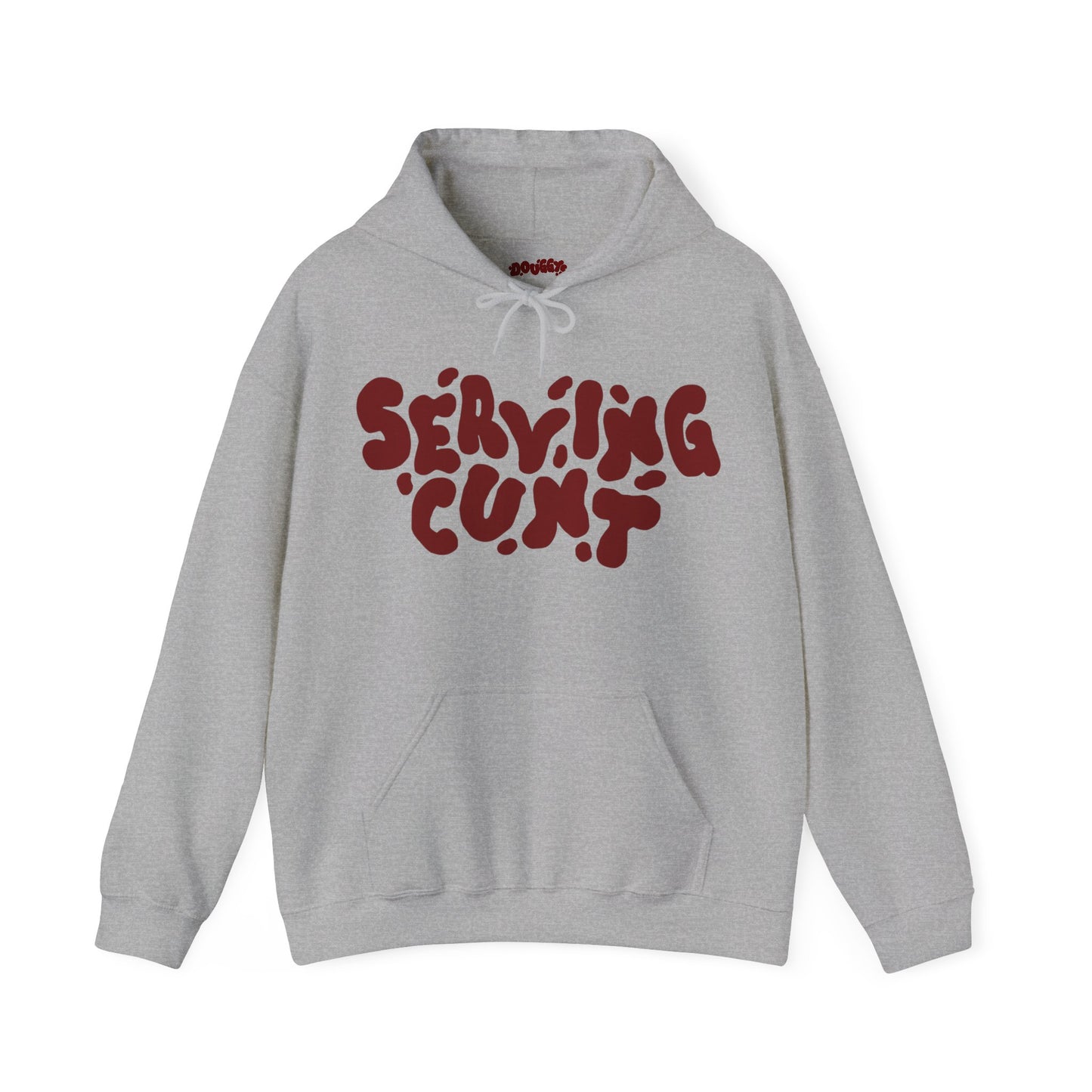 ‘Serving Cunt’ in Dark Red