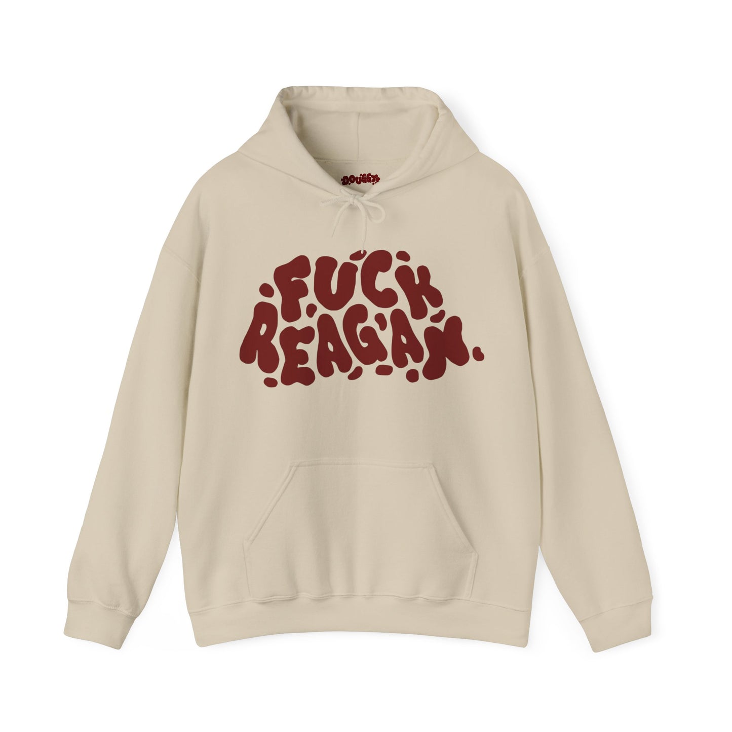 ‘Fuck Reagan’ in Dark Red