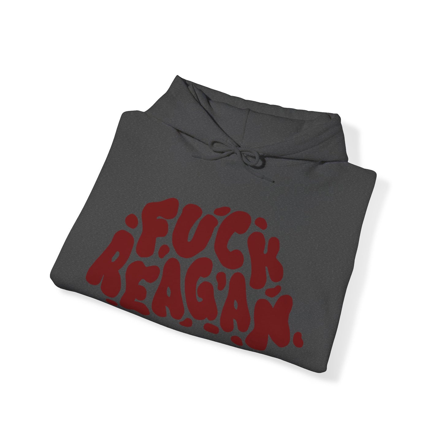 ‘Fuck Reagan’ in Dark Red