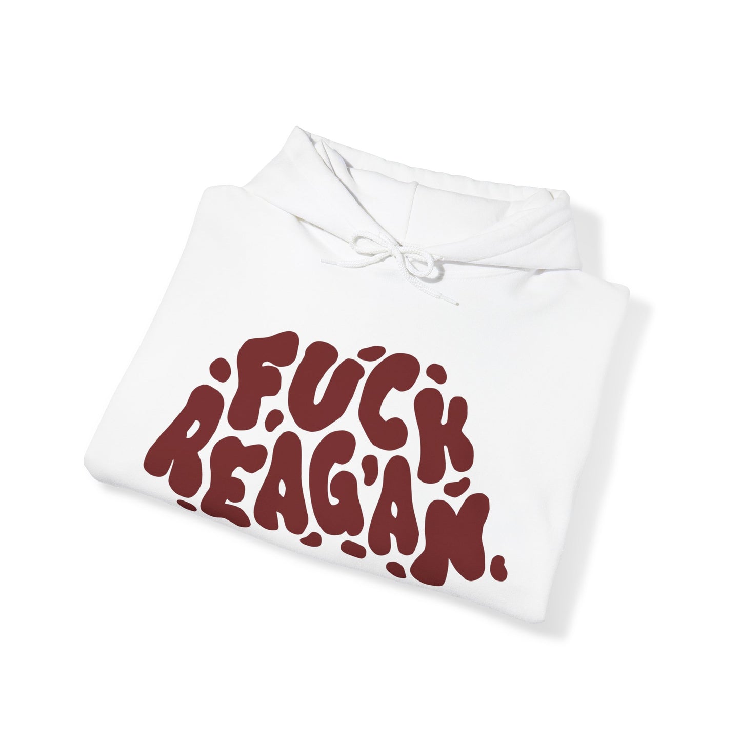 ‘Fuck Reagan’ in Dark Red