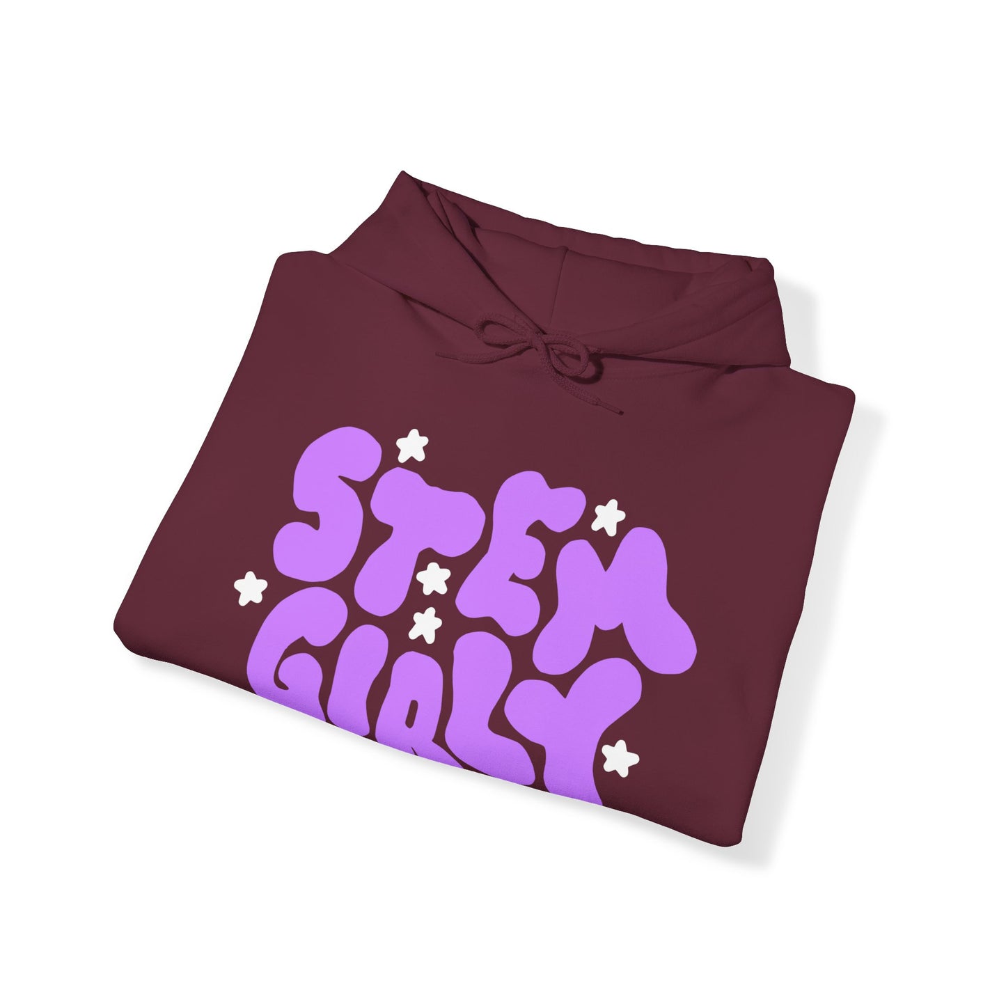 ‘STEM Girly’ in Purple with White Stars