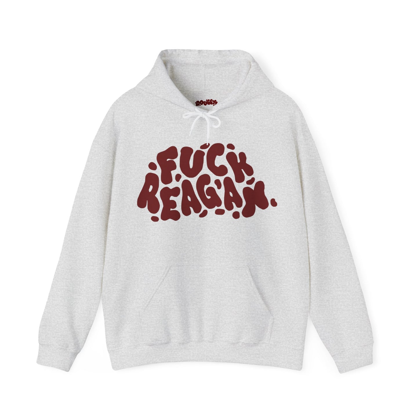 ‘Fuck Reagan’ in Dark Red