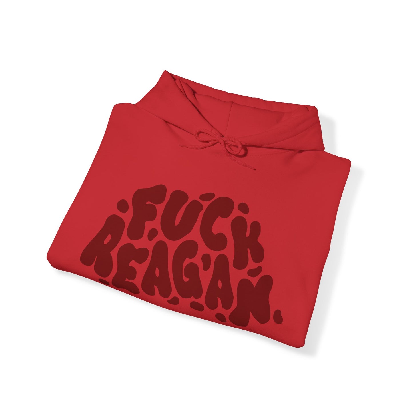 ‘Fuck Reagan’ in Dark Red