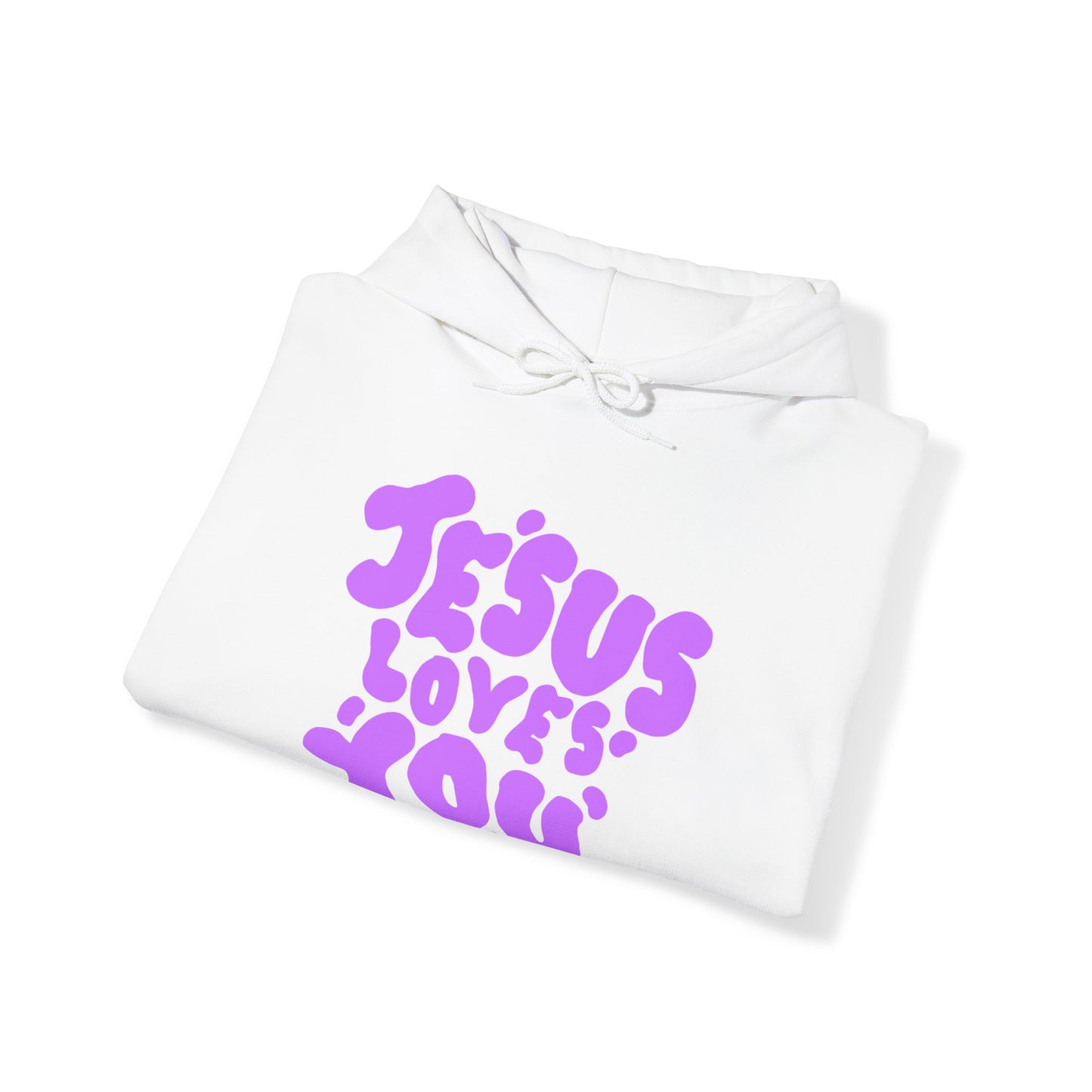 ‘Jesus Loves You’ in Purple